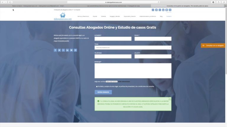 Abogados en línea: ¡Asesoramiento jurídico gratis en España!
