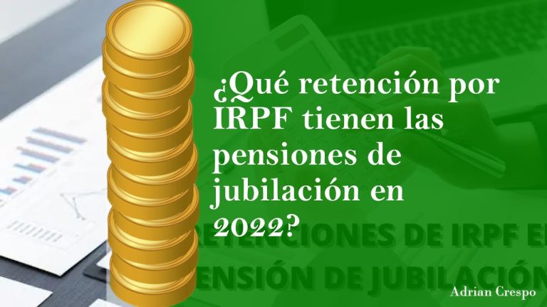 Descubre la retención de IRPF ideal para un jubilado